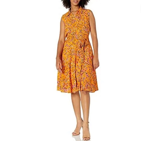 Nanette Lepore fit and flare button down dress - Picture 1 of 7